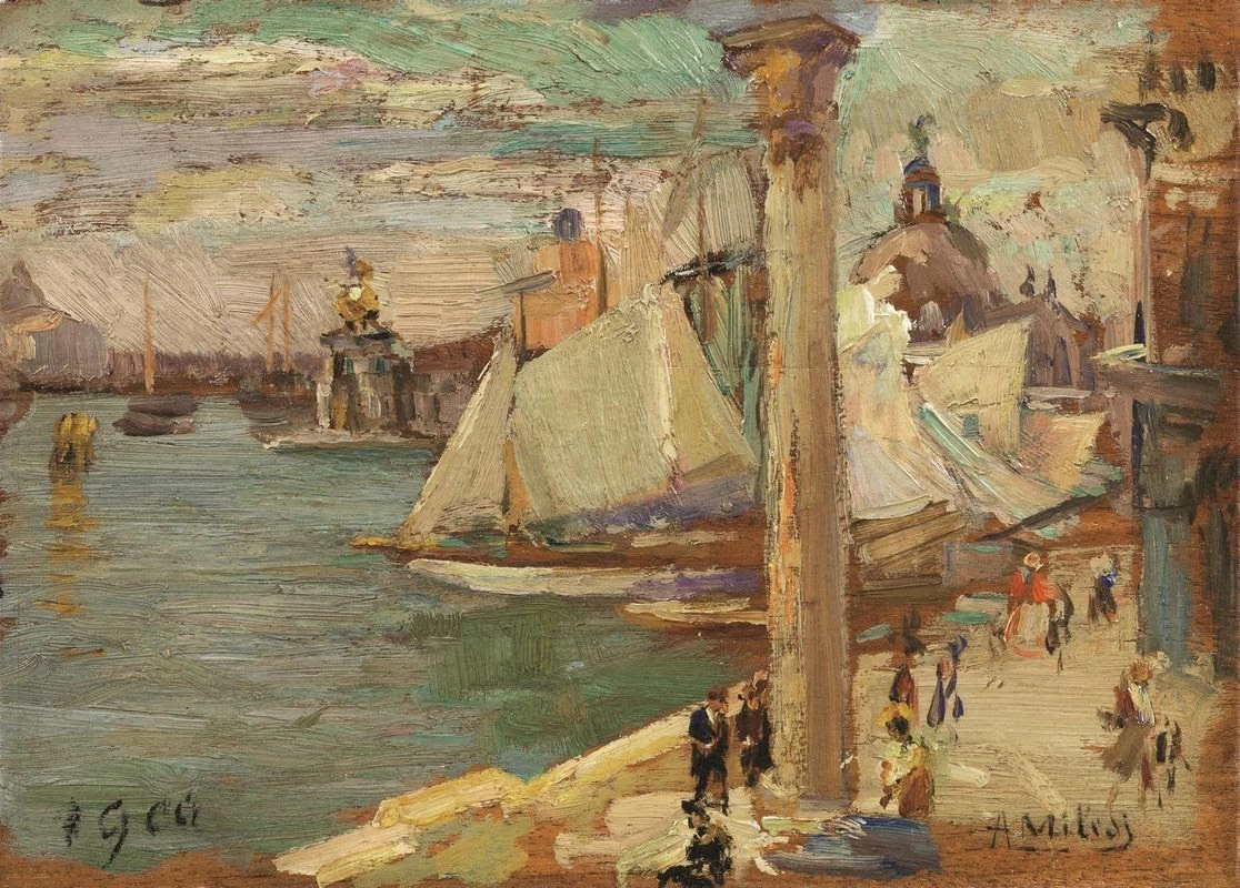 La punta della Dogana da San Marco - 1924